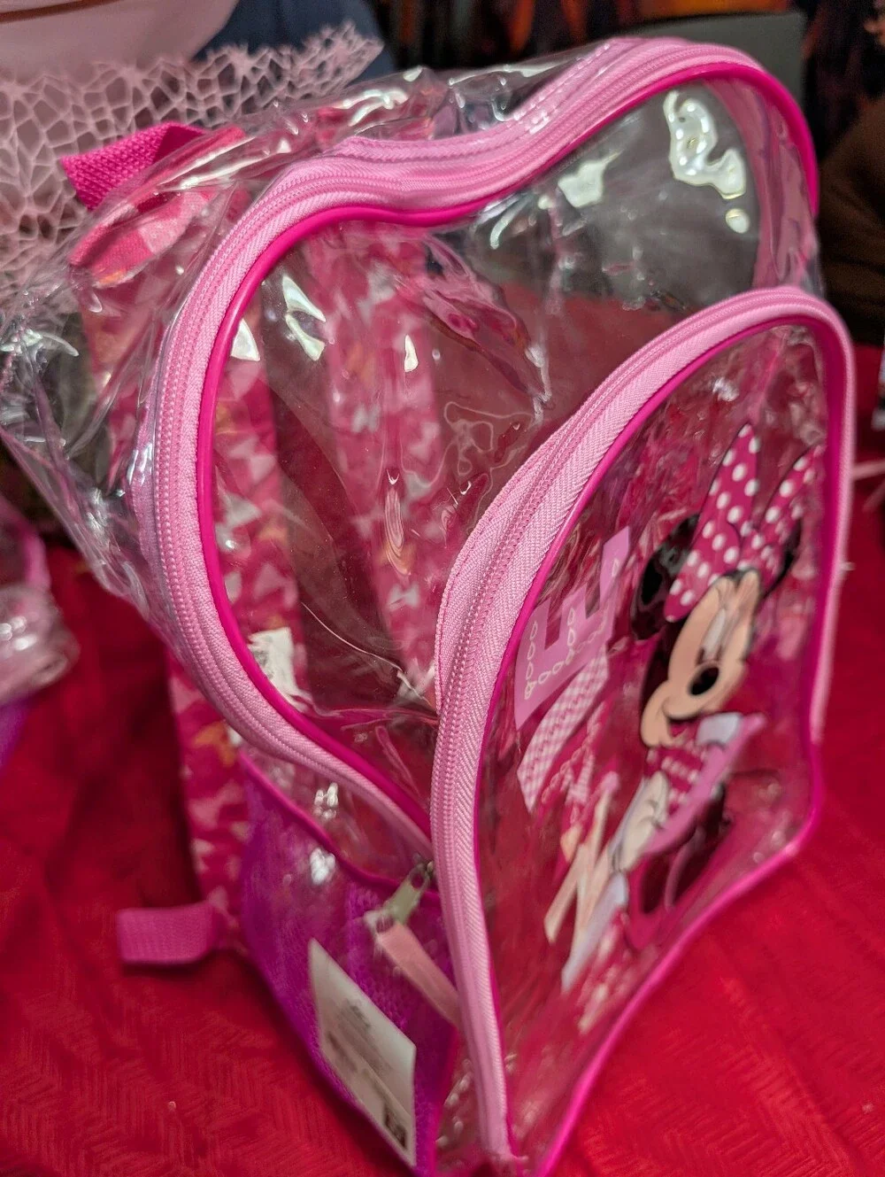 Fast Forward clear backpack